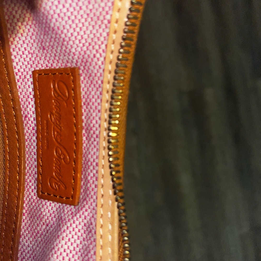 Vintage Dooney & Bourke Cognac Thick Leather with strap - Picture 5 of 6
